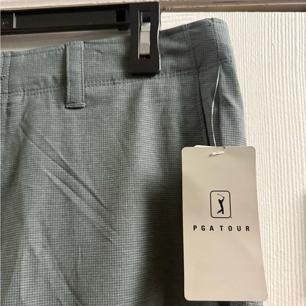 🆕 PGA Tour UPV 50 Performance Stretch Golf Pants With Active Grip Waist Size 32